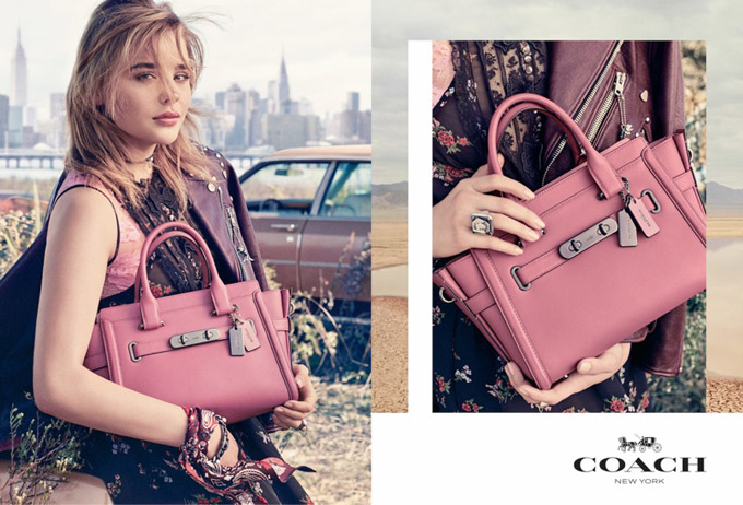 Хлое Грейс Морец в рекламе Coach