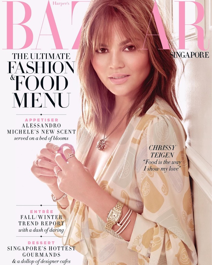 Крисси Тейген в Harper’s Bazaar Singapore