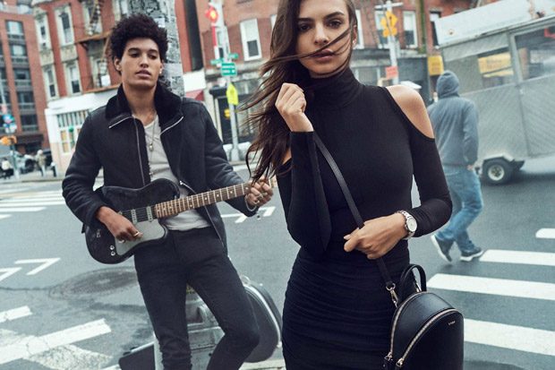 Эмили Ратайковски в рекламе DKNY