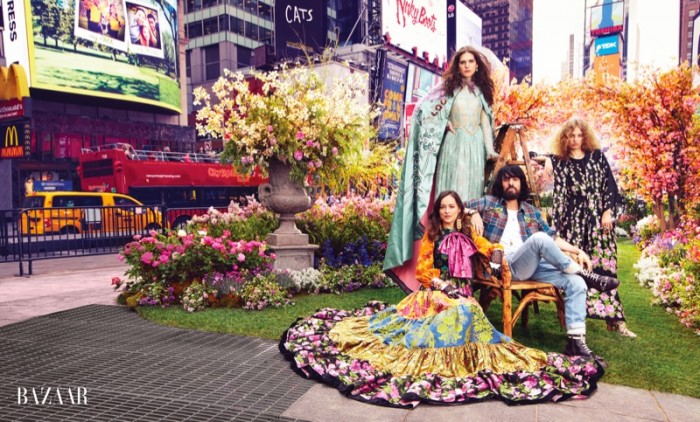 Дакота Джонсон в Gucci для Harper’s Bazaar US