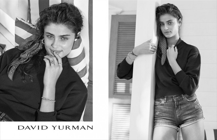 Наталья Водянова и Тейлор Хилл для David Yurman