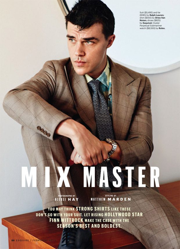 Финн Уиттрок в Esquire Magazine
