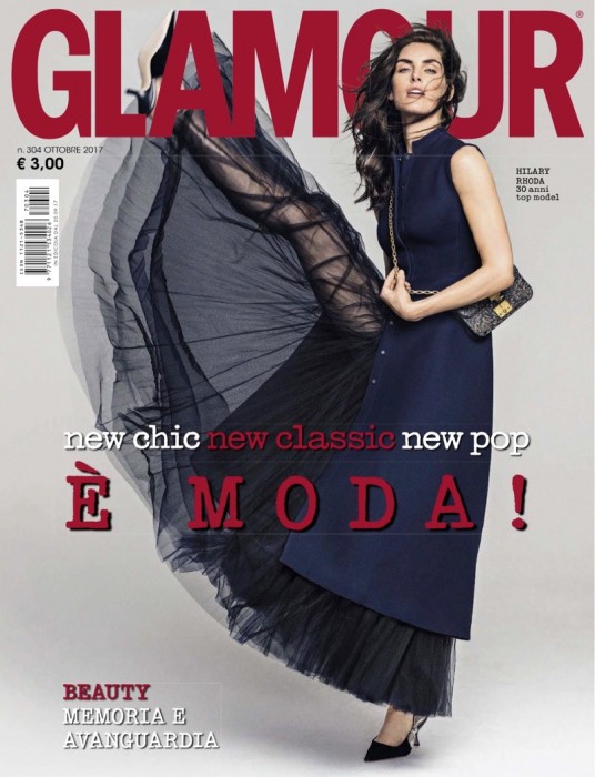 Хилари Рода на обложке итальянского Glamour