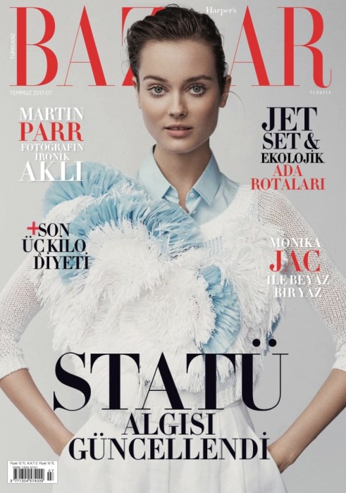 Як Ягачак на обложке турецкого Harper’s Bazaar