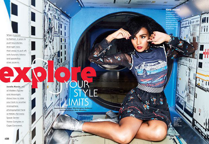 Жанель Монэ в Cosmopolitan Magazine