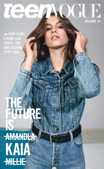 Кайя Гербер для Teen Vogue