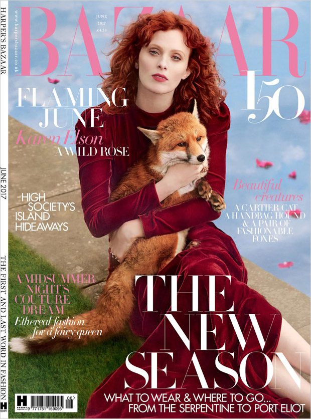 Карен Элсон в Harper's Bazaar UK