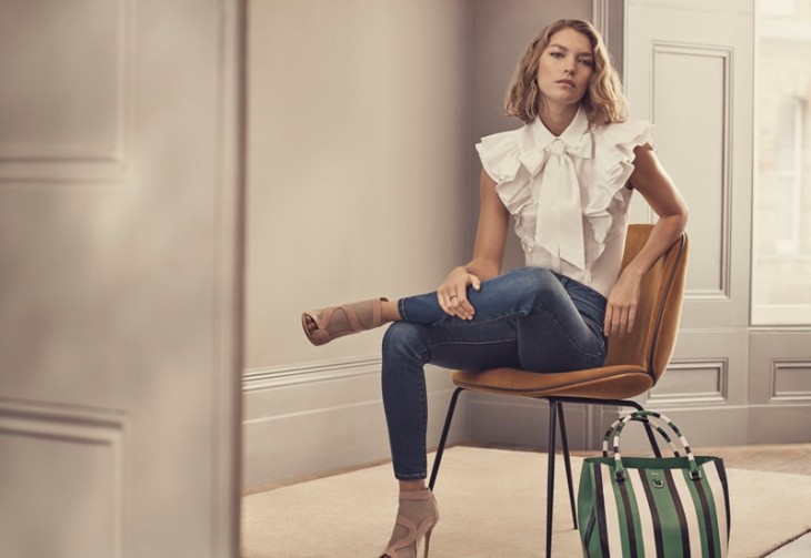 Аризона Мьюз в рекламной кампании Karen Millen