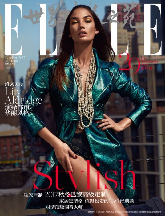 Лили Олдридж в ELLE China