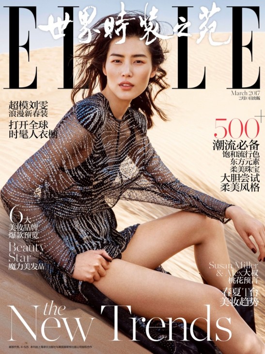 Лю Вэнь для китайского ELLE