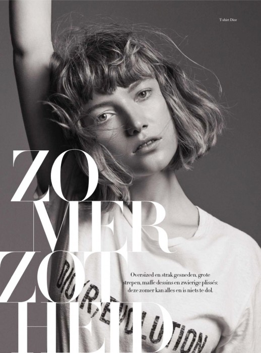 Лу Скуф на страницах нидерландского Harper’s Bazaar