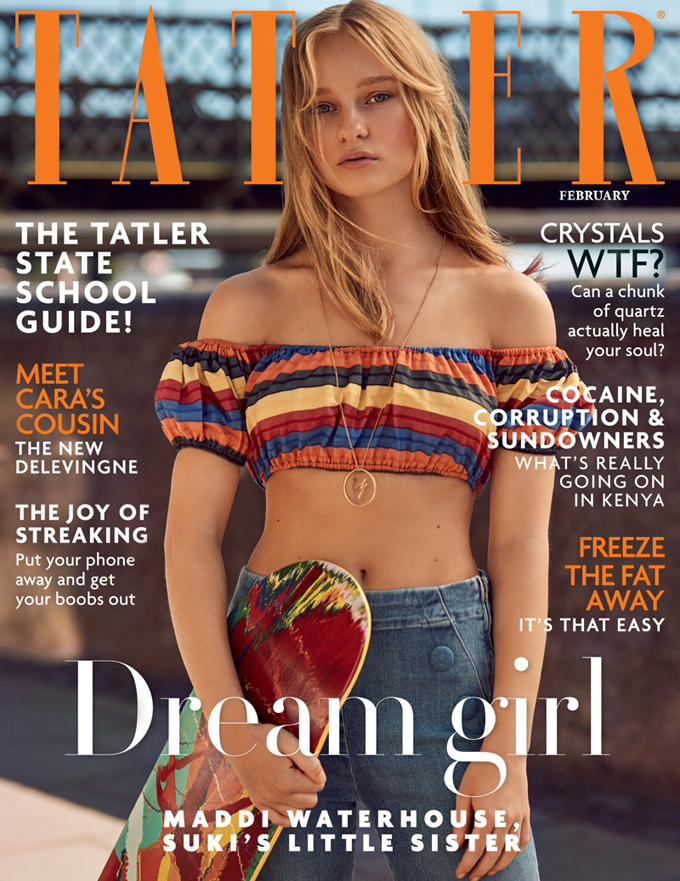 Мадди Уотерхаус для Tatler UK