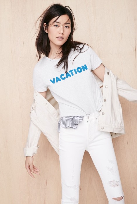 Лю Вэнь в стайл гайде от Madewell