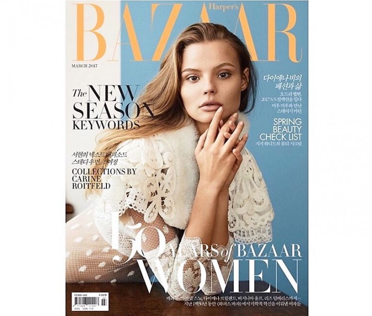 Магдалена Фраковяк в Harper’s Bazaar