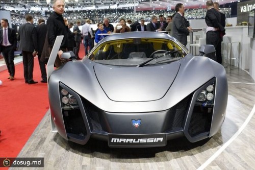 Первый российский суперкар Marussia B2 в Женеве