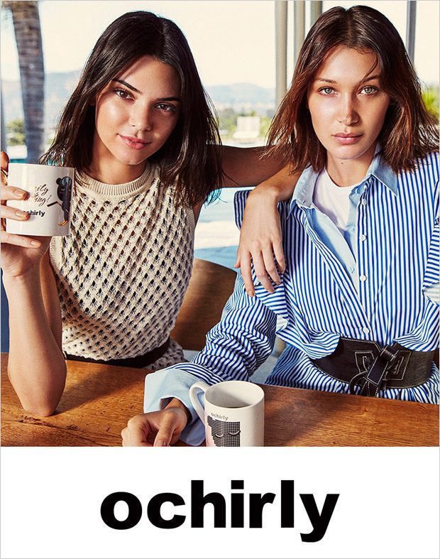 Белла Хадид и Кендалл Дженнер в Ochirly
