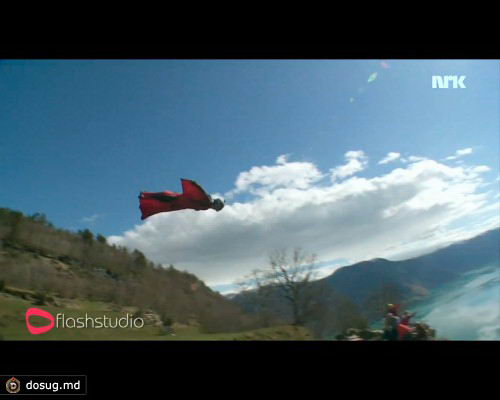 Экстремальный прыжок Oppdrag Sognefjorden Flyby