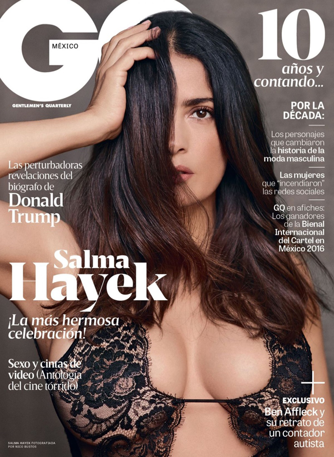 Сальма Хайек в мексиканском GQ