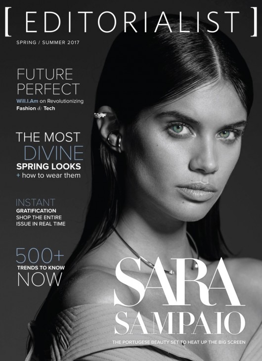 Сара Сампайо на обложке Editorialist Magazine