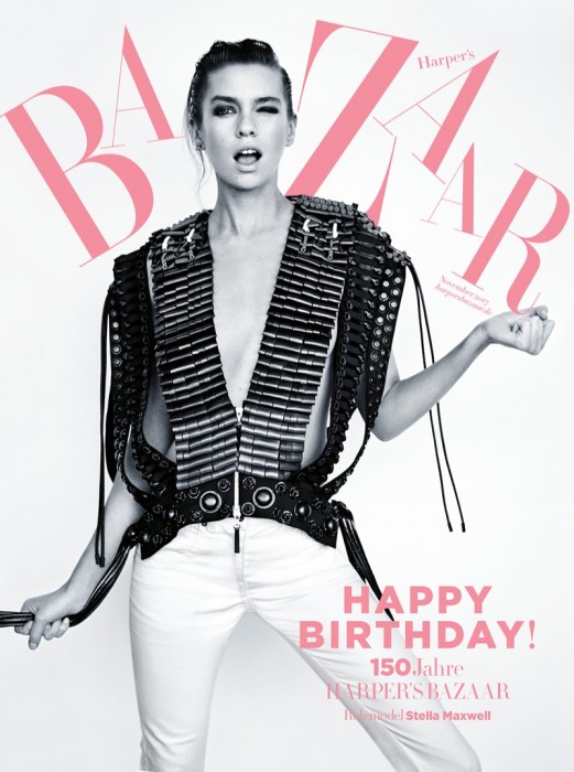 Стелла Максвелл в немецком Harper’s Bazaar