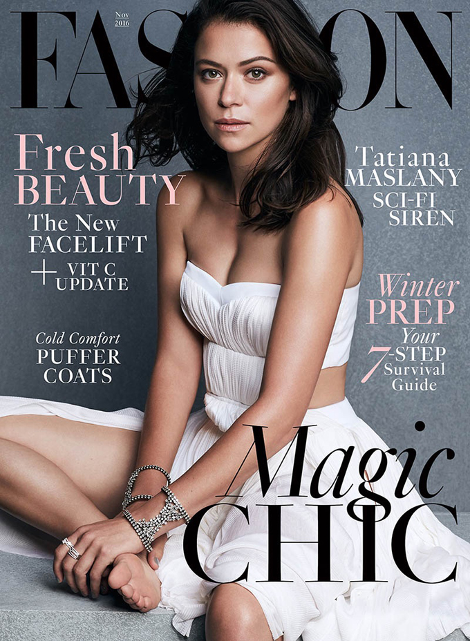 Татьяна Маслани в FASHION Magazine