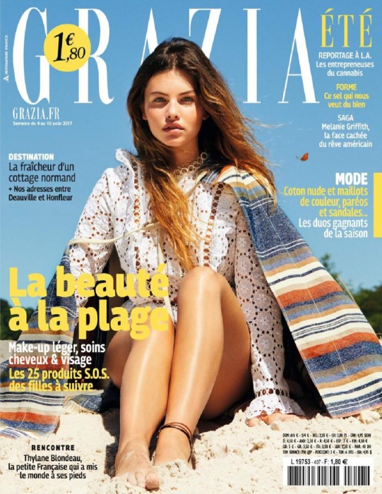 Тилан Блондо для французского Grazia