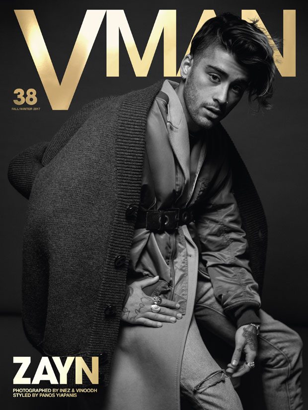 Зейн Малик в зимнем VMAN