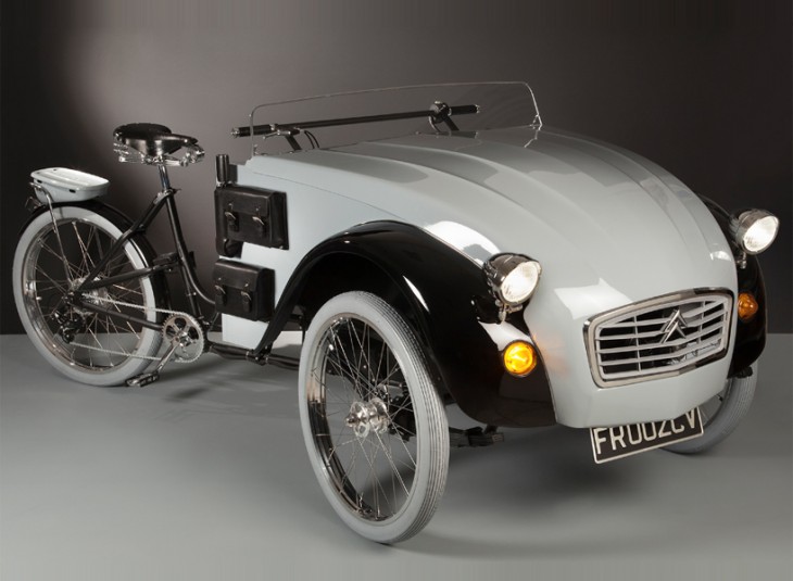 Citroën 2CV Paris: гибрид авто и велосипеда