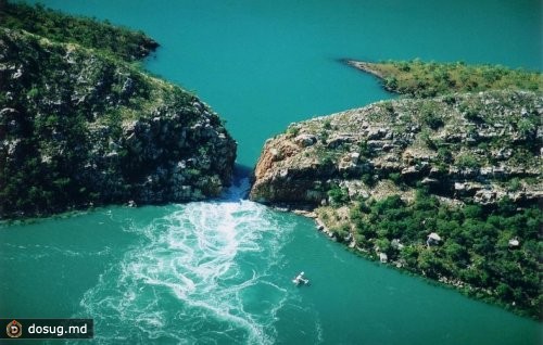 Горизонтальные водопады в заливе Талбот, Австралия