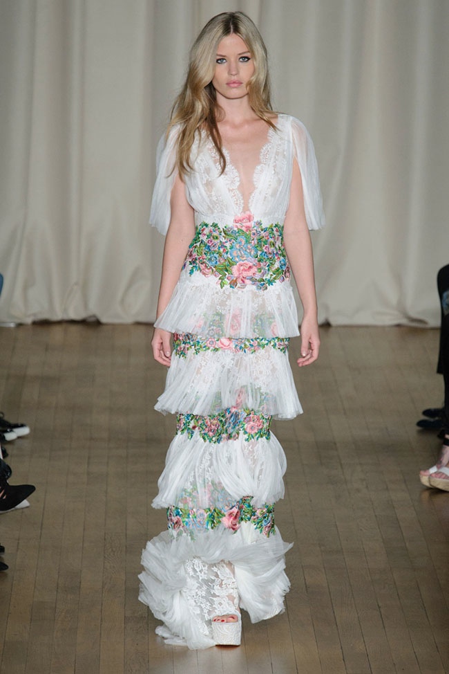 London Fashion Week: Marchesa весна-лето 2015