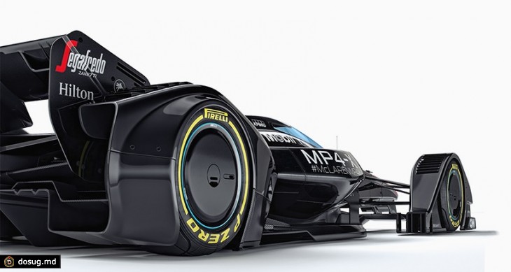 Концепт гоночной машины McLaren Honda MP4-X