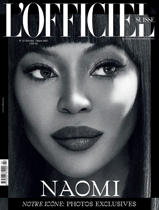 Наоми Кэмпбелл на обложке L’Officiel