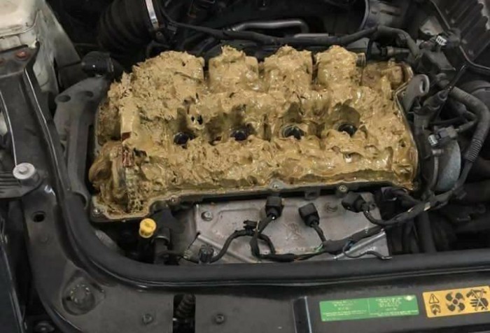 Хозяйка MINI залила пятилитровую канистру омывателя в двигатель