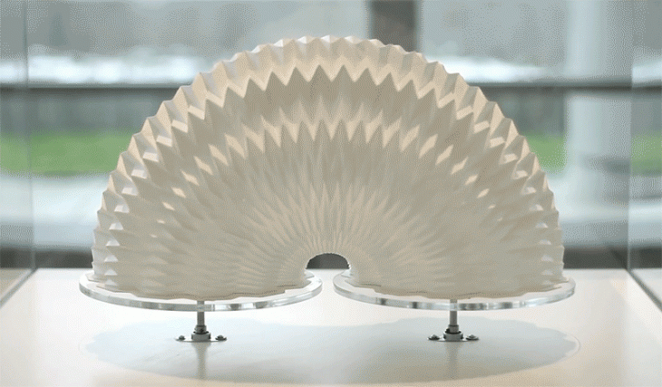 Геометрические скульптуры из бумаги Matthew Shlian