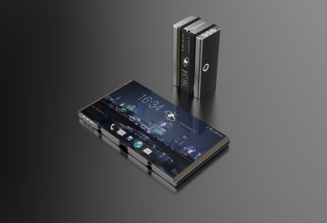 Drasphone — концепт трансформируемого смартфона от R&D CORE