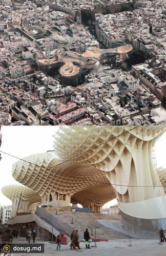 Cооружение из дерева Metropol Parasol